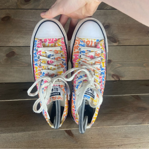 Converse all star chuck Taylor Womens size 6 shoes multicolor platform sneakers - Picture 6 of 8